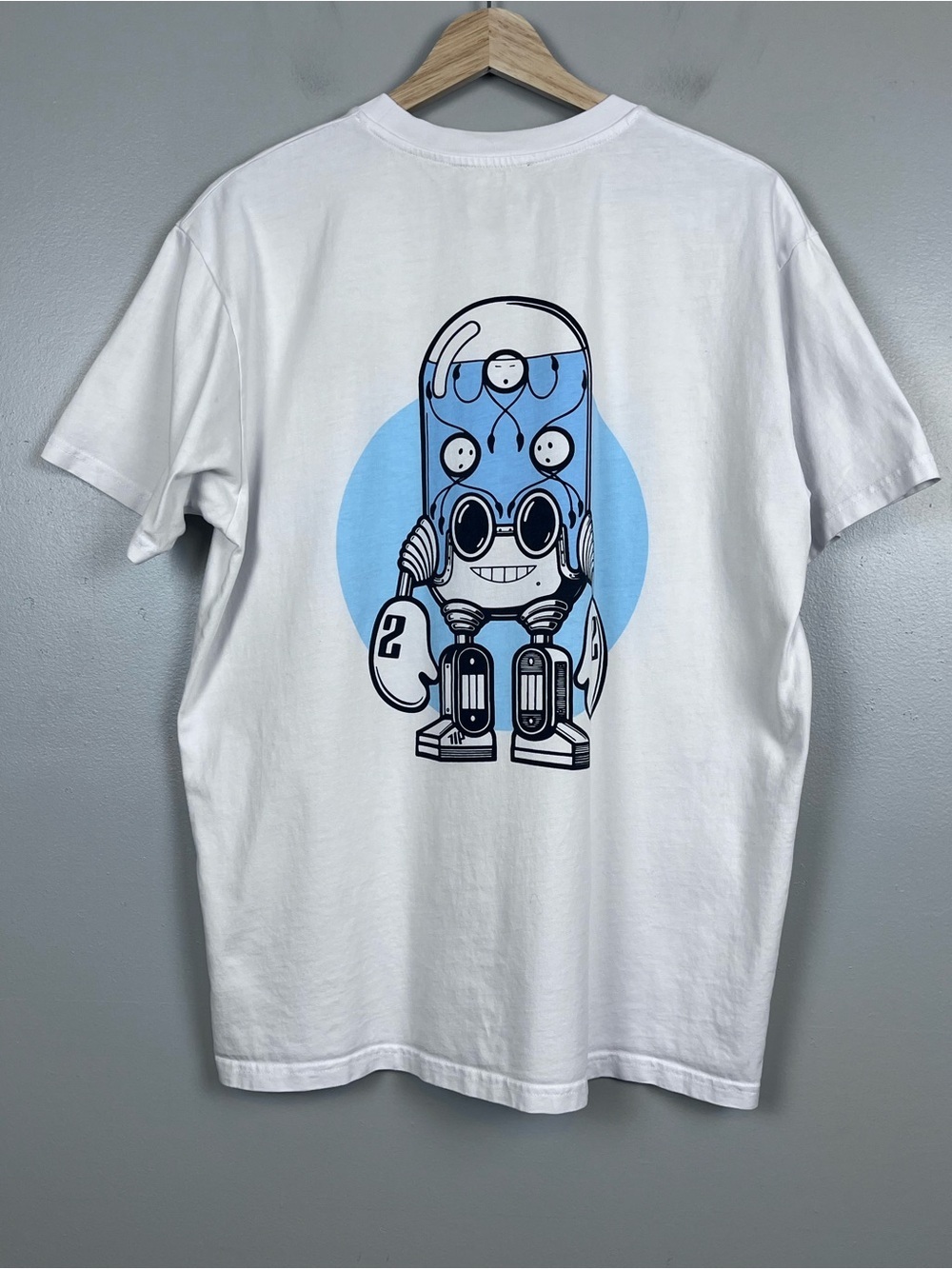 Rome Pays Off For Wynwood Walls Men's Double Sided Graphic Print Tee Size L Art